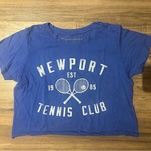 Prince Peter Collection Blue Short Sleeve Tee Newport Tennis Club